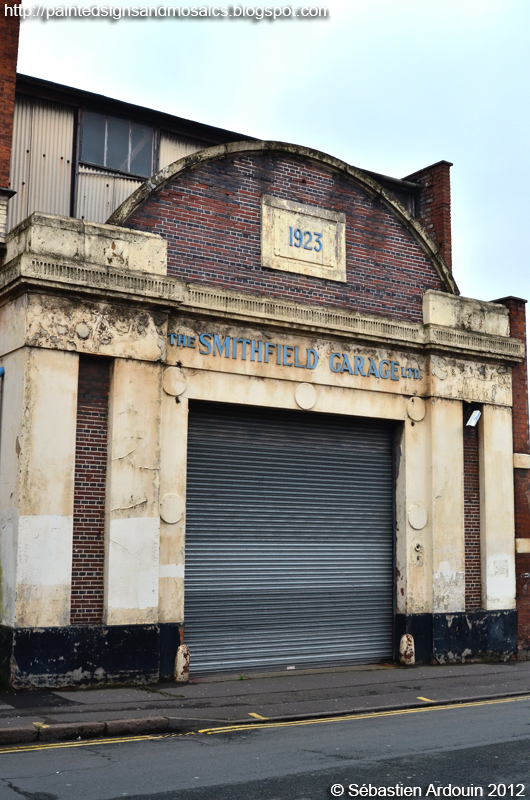 Painted Signs And Mosaics Smithfield Garage Birmingham
