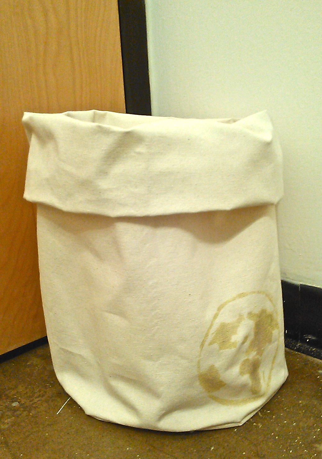 The Professor's Blog Fabric Waste Bin DIY Tutorial