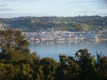 Dalcahue Visto desde la Isla Quinchao