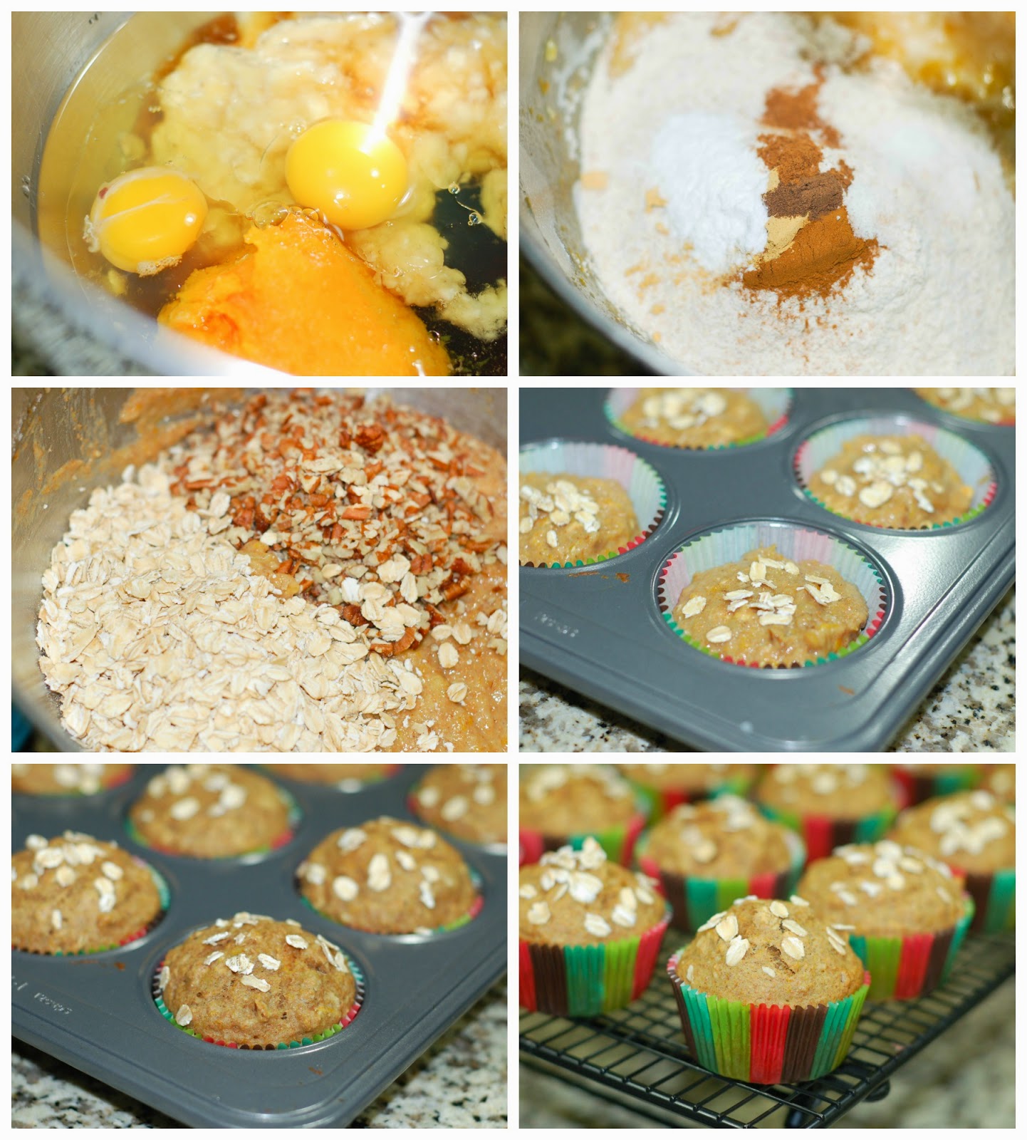 Making Butternut Squash Muffins by The Sweet Chick