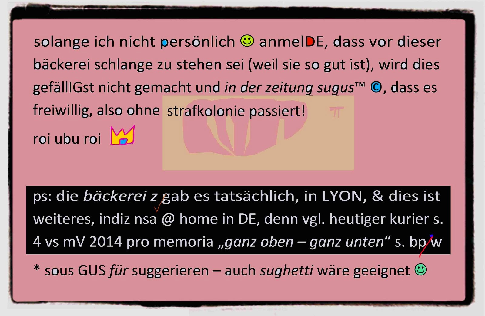 LA FRANCE UNITED KINGDOM SUISSE allemagne - censure MORDDROHunGEN de täglich berlIN kurier brot