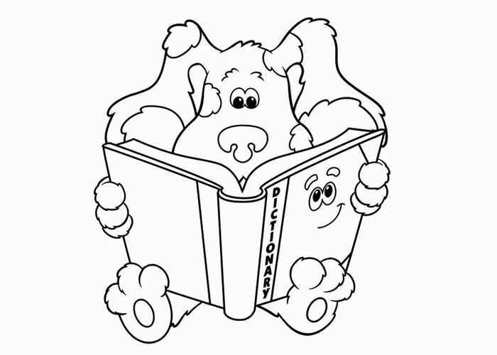 Blues Clues Coloring Pages Blues Clues Coloring Pages