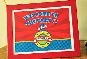 Sonic the hedgehog party supplies, sonic the hedgehog party theme
