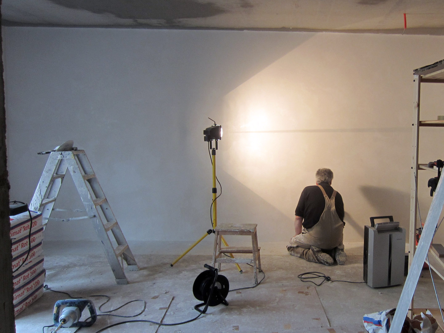 Alex en marjon: 2013 maart vloer en afbouw