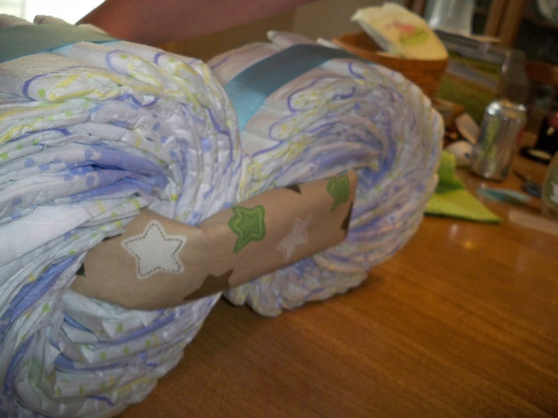 GreenKids Boutique Motorcycle Diaper Cake Tutorial