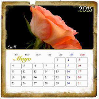 calendario mes mayo 2015