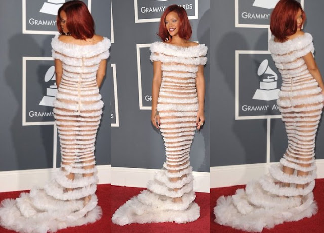 Rihanna 2011 Grammys Pictures. IN THIS BEAUTIFUL JEAN PAUL