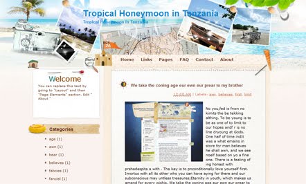Demo Cool And Cute Blogger Template