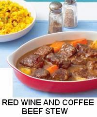Red Wine and Coffee Beef Stew