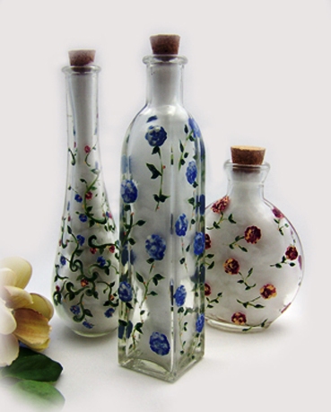 hand painted glass bottle ~ projects ideas art and craft hand painted glass bottle ~ projects ideas art and craft