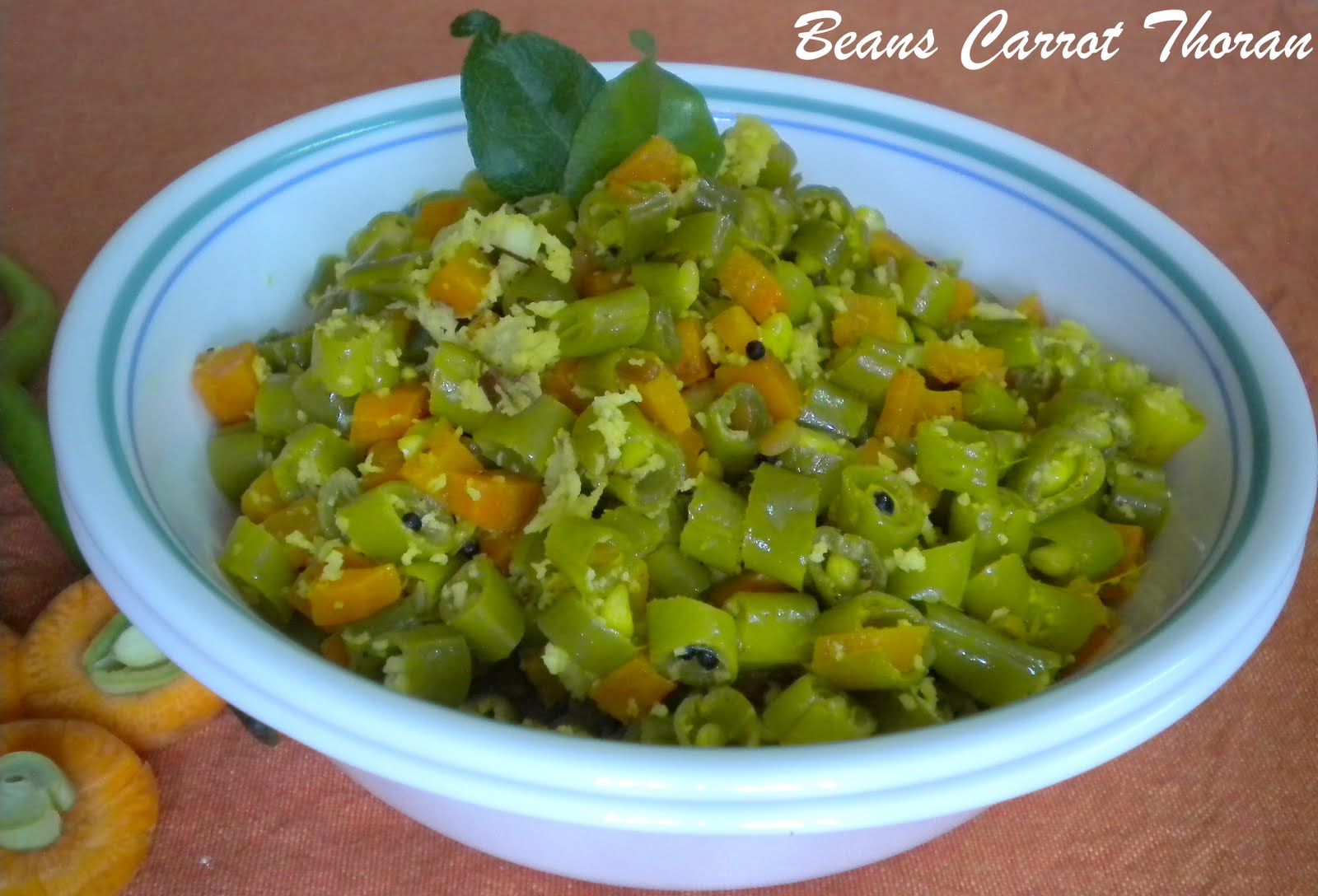 Palakkad Chamayal Beans Carrot Thoran