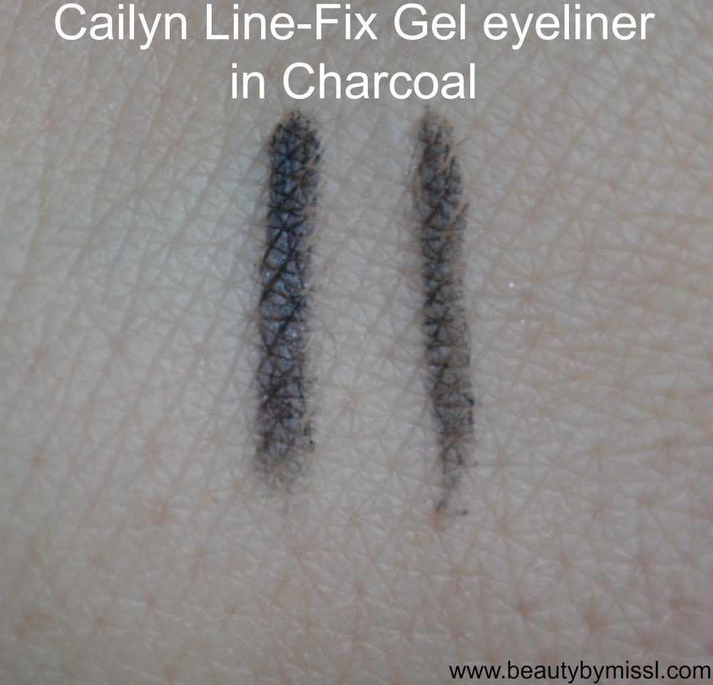 Cailyn Line-Fix Gel Eyeliner Charcoal swatches