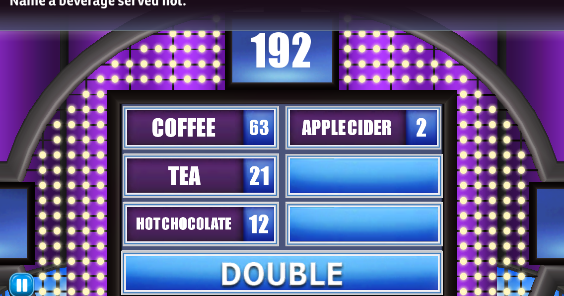 Family Feud and Friends Game Answers Revealed! Name a beverage served hot.