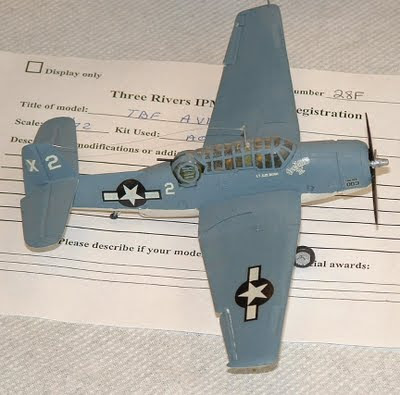 TBF Avenger Grumman Avenger model photo