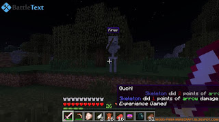 BattleText Mod para Minecraft 1.7.10
