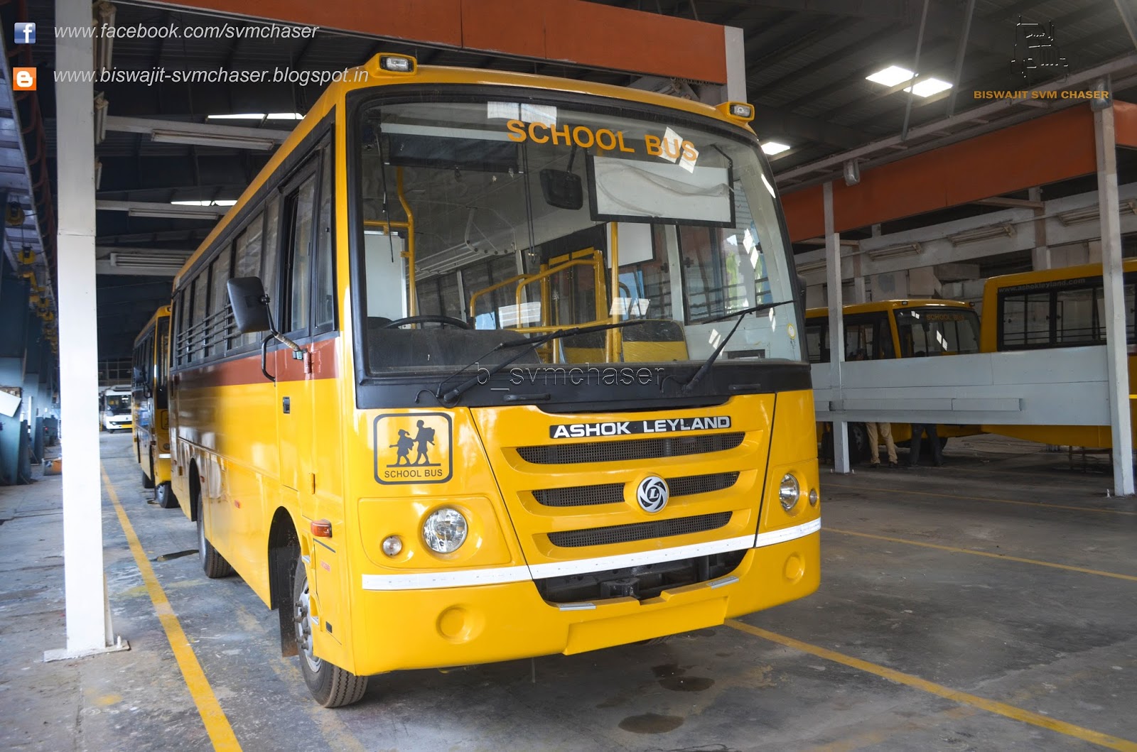 Ashok Leyland School Bus Built By MG ALMA Belagavi Biswajit SVM Chaser