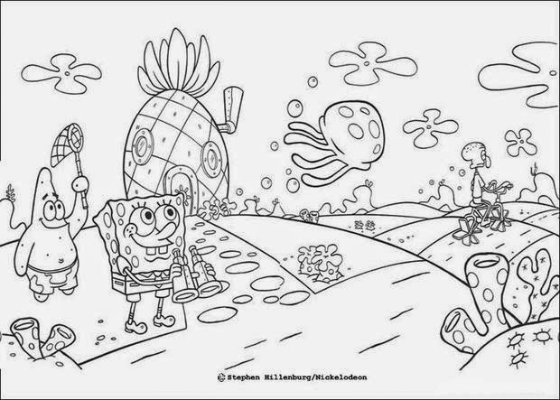 imagens para colorir online bob esponja