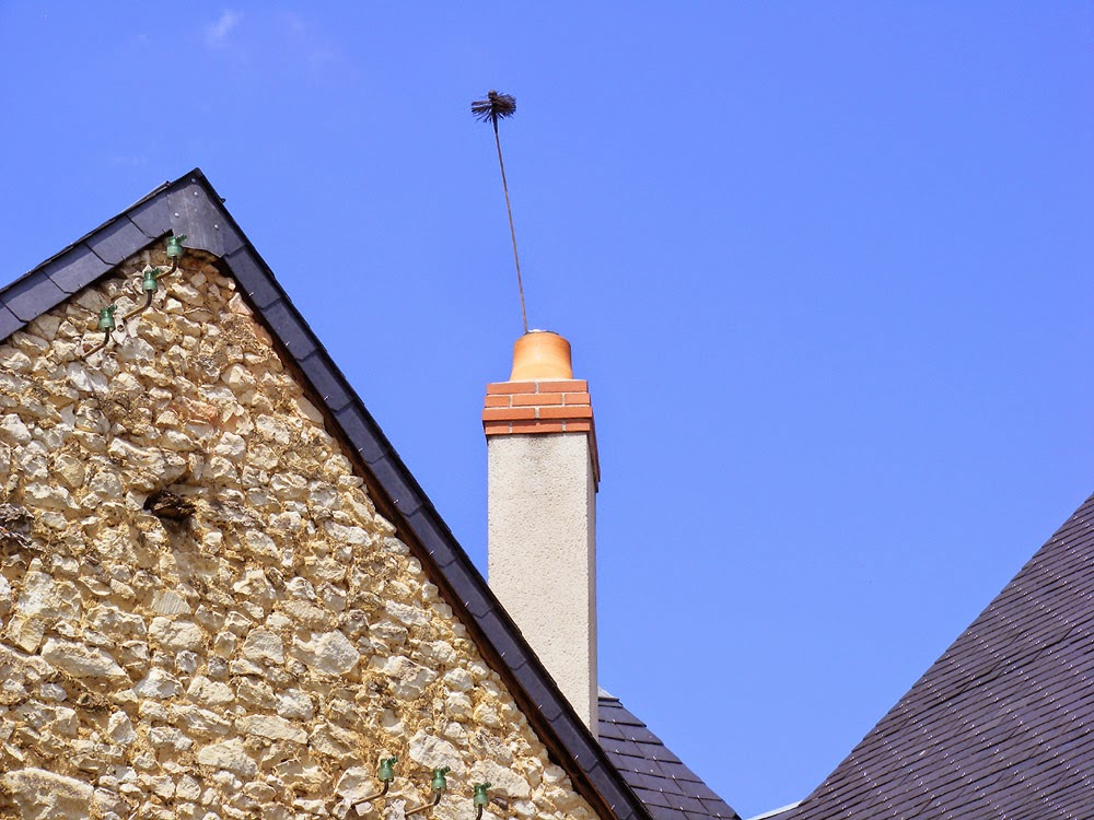 Days on the Claise Getting the Chimney Swept