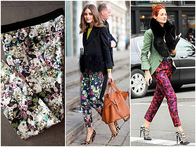 Flowered Pants