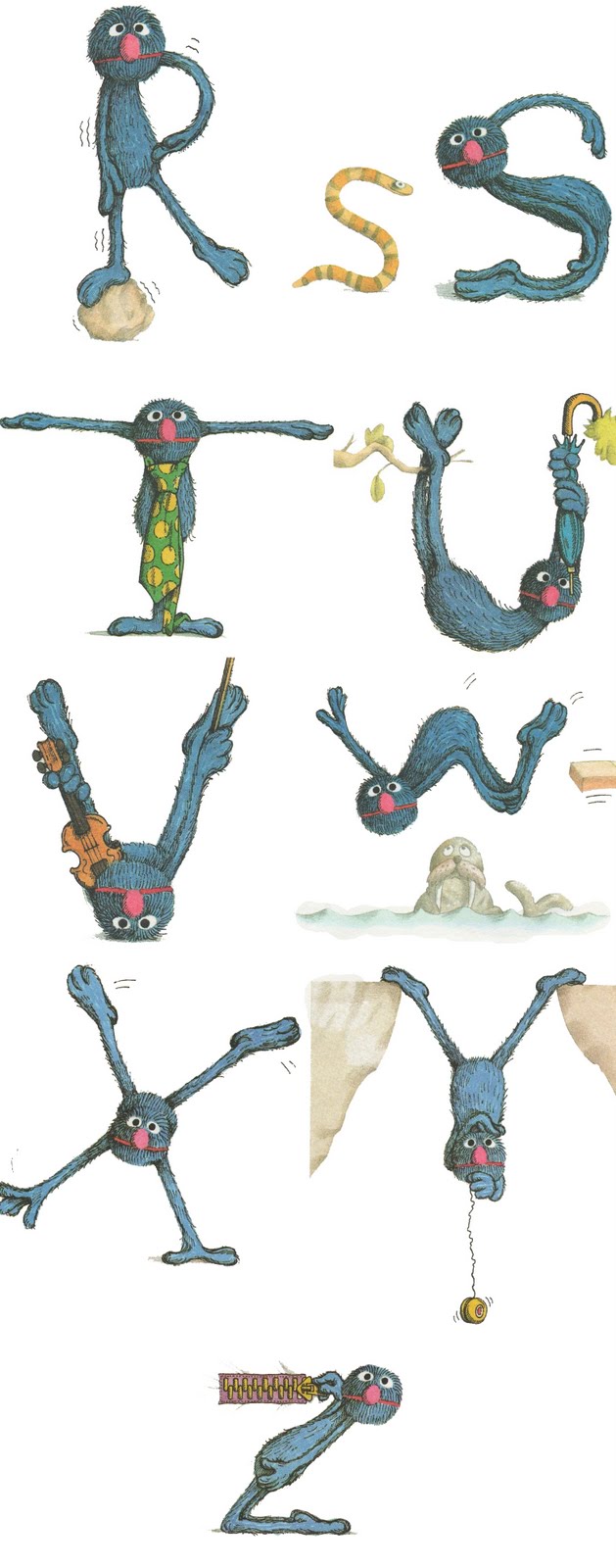 GooGooGallery Sesame Saturday Grover's Own Alphabet