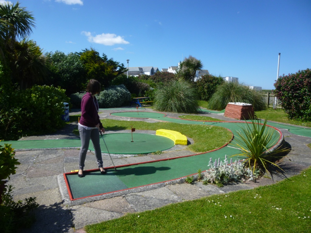 The Ham and Egger Files Minigolf competition at Gilmore's Golf in Newquay