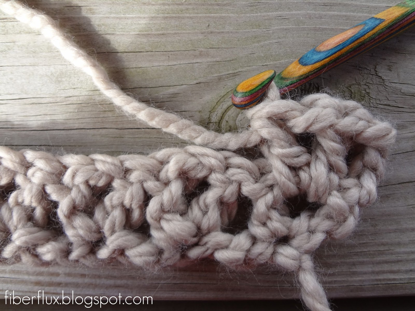 Fiber Flux How to Crochet the V Stitch