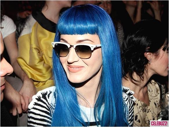 Katy Perry's Blue Hair: Singer Debuts New Look on Instagram - wide 10