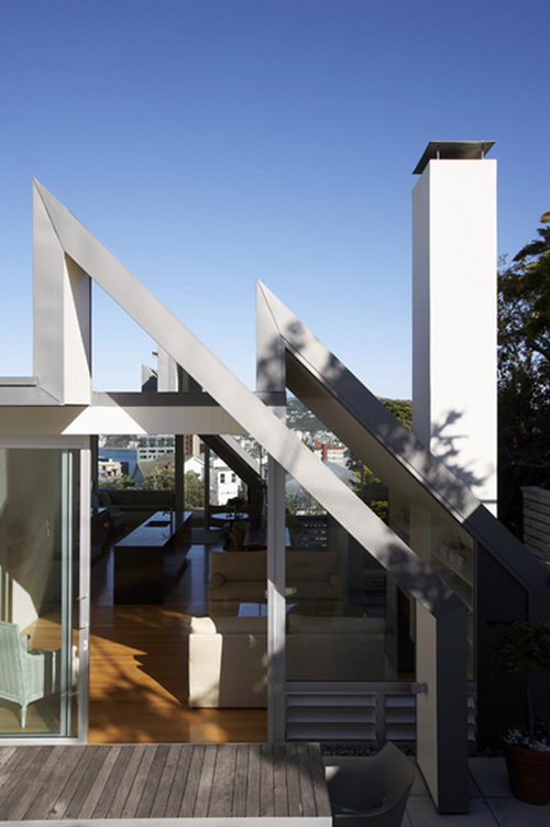The Salamanca House Roof Section Outside