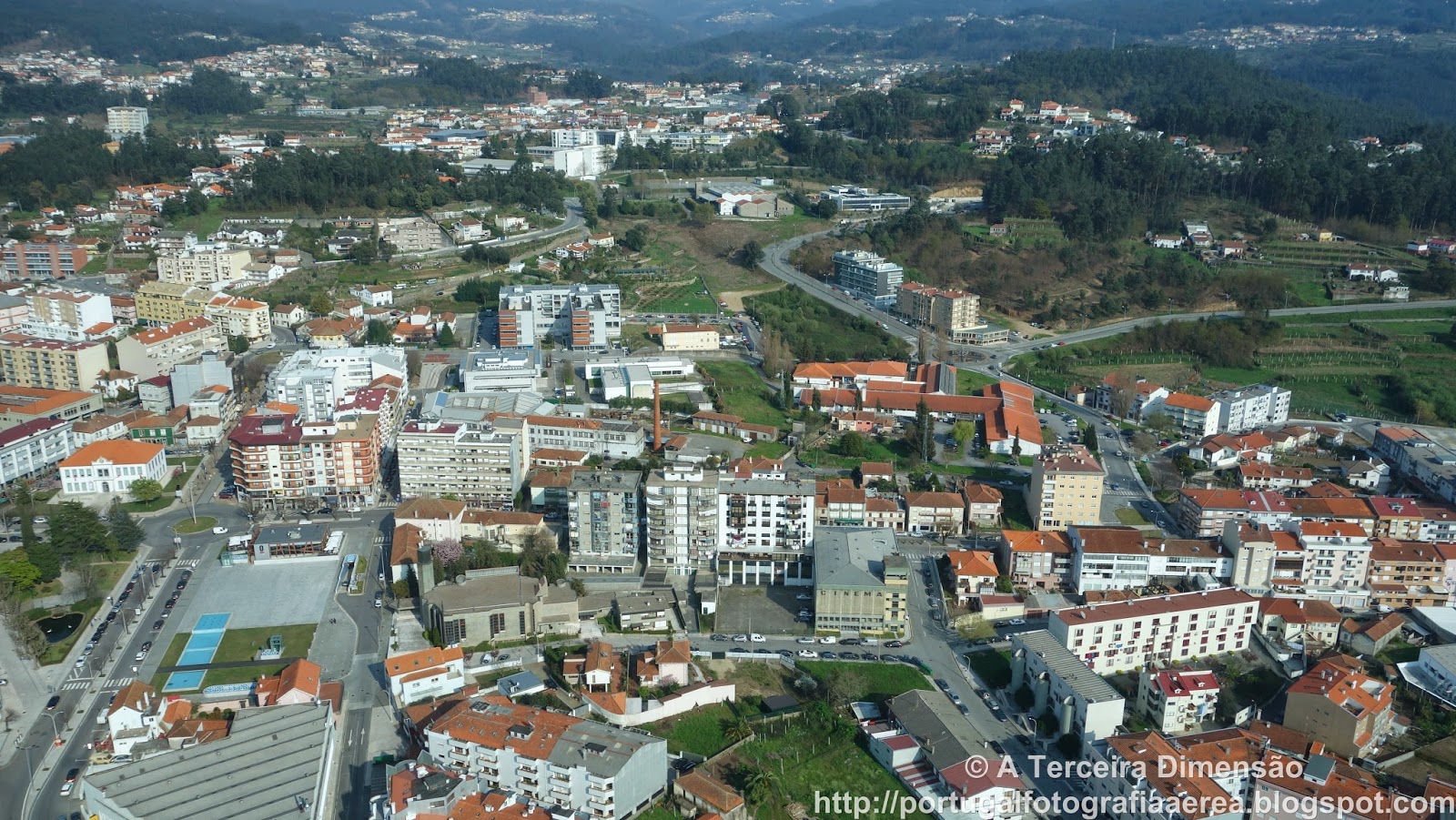 A Terceira Dimensão Fotografia Aérea Vale de Cambra