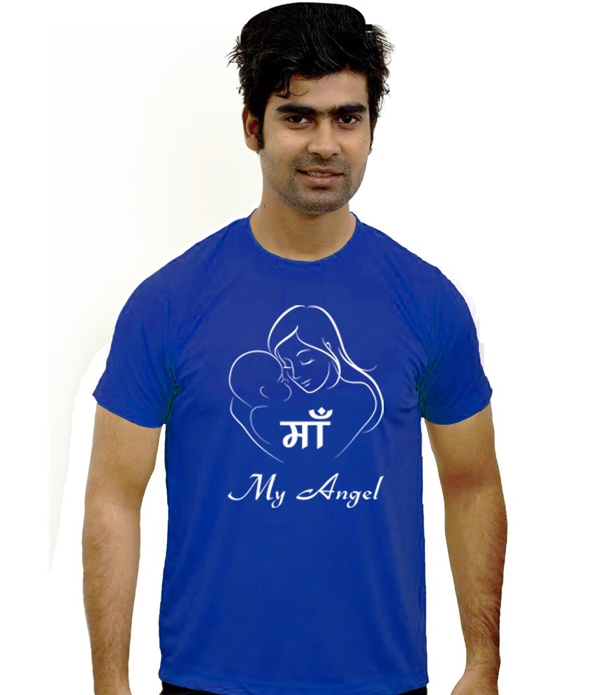 http://www.shoppingmonster.in/Guys-Tshirts/random-mens-tees/Maa-%28Mother%29-My-Angel-T-Shirt
