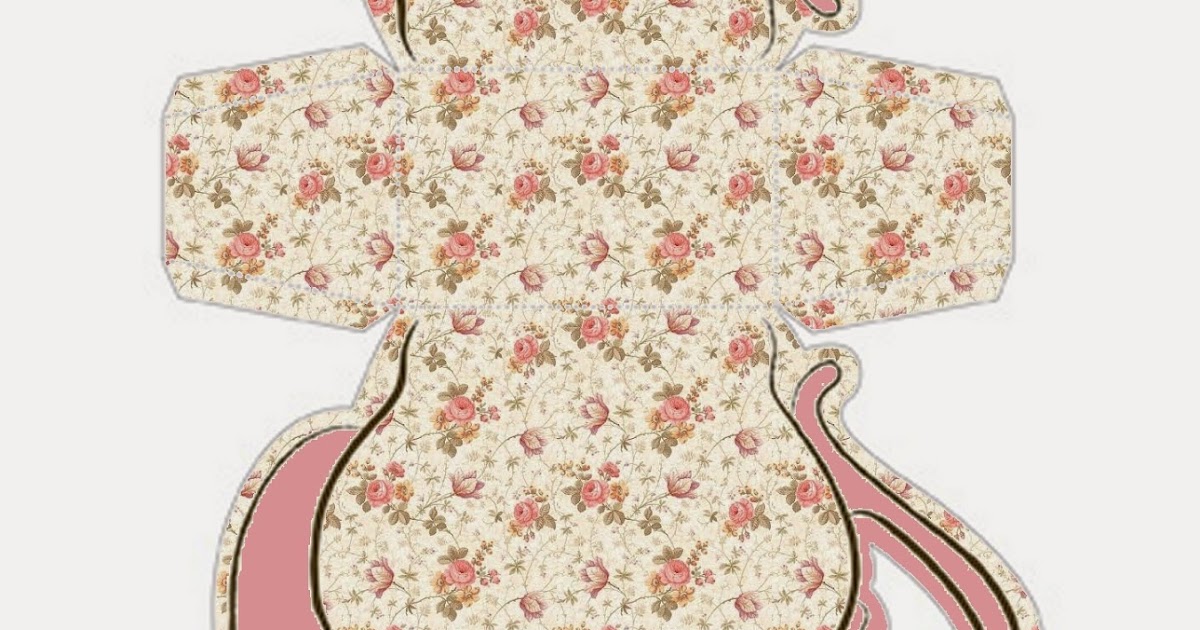 Shabby Chic Teapot Free Printable Boxes. Is it for PARTIES? Is it