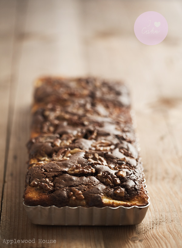 Monsterbrownie backen baking brownie