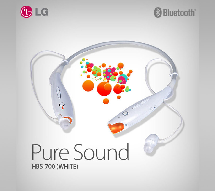 Fit and Nerdy: LG HBS-700 Bluetooth Headphones