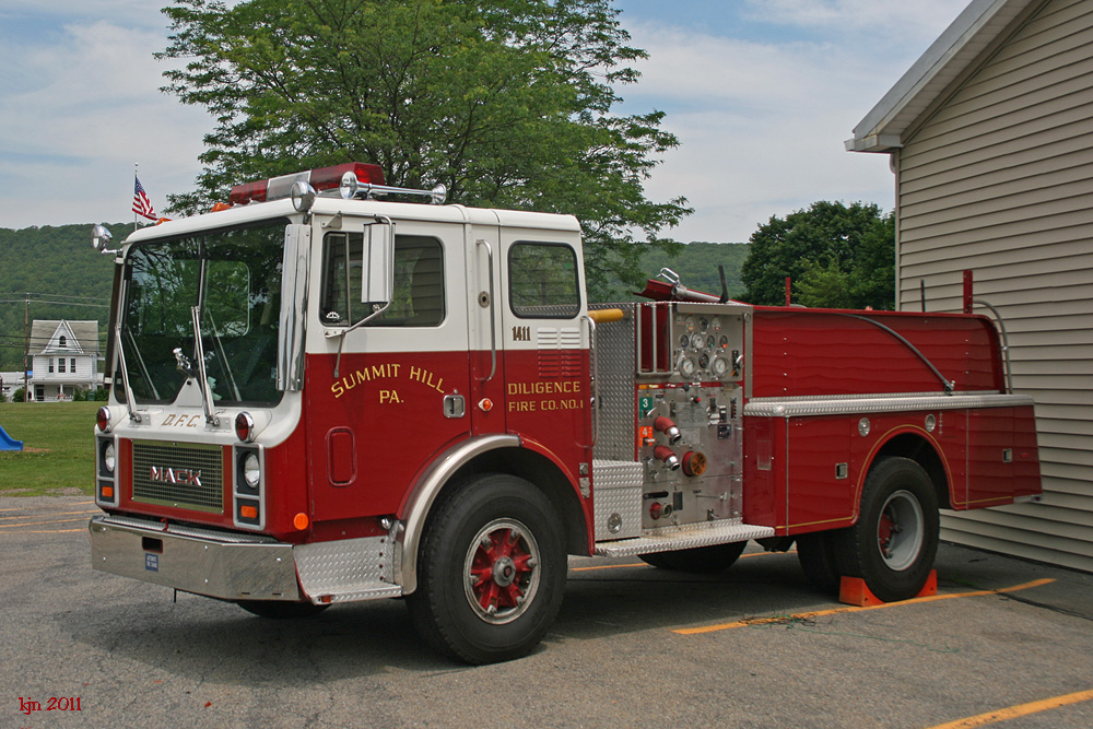The Outskirts of Suburbia Fire Engines in Coaldale