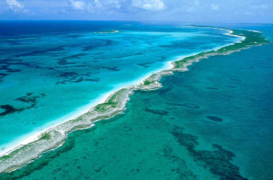 Caribbean Meets the Atlantic in Eleuthera Bahamas Great Panorama Picture
