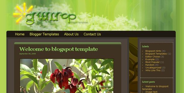Greencrop Premium Blogger Template Greencrop Premium Blogger Template