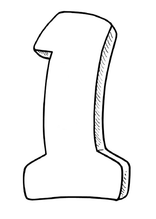Numbers Coloring Pages Numbers Coloring Pages