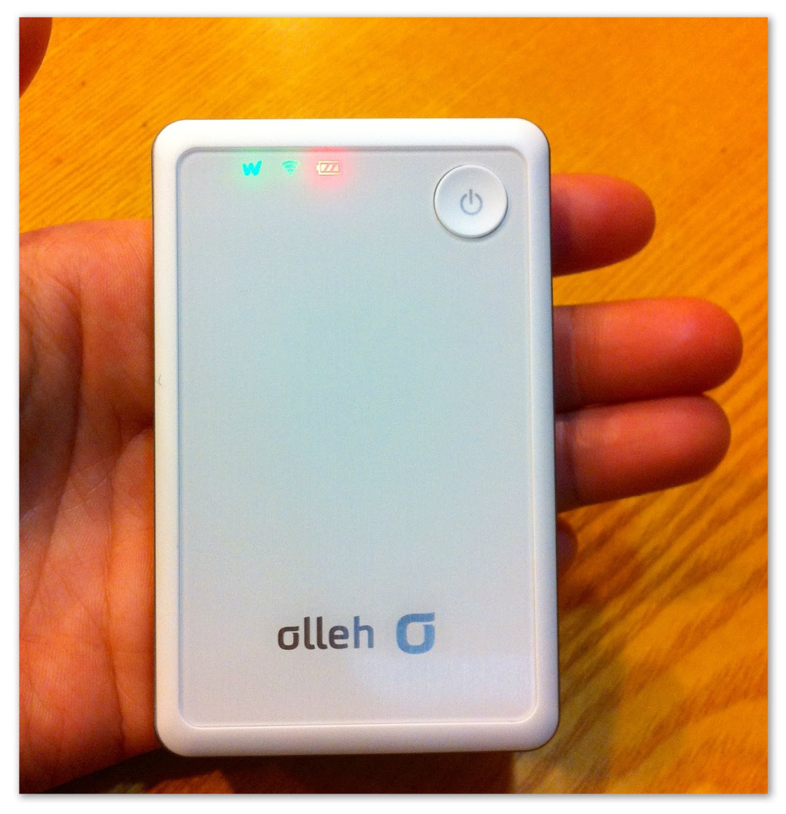 Korean Travel Online KT Olleh WiBro Egg Your portable wifi router