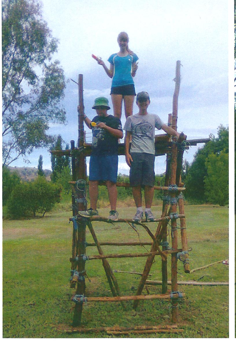 1st Wodonga Scouts Senior Scouts Build A Tower