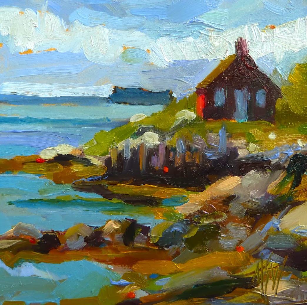 Just Painting Maine Fish House
