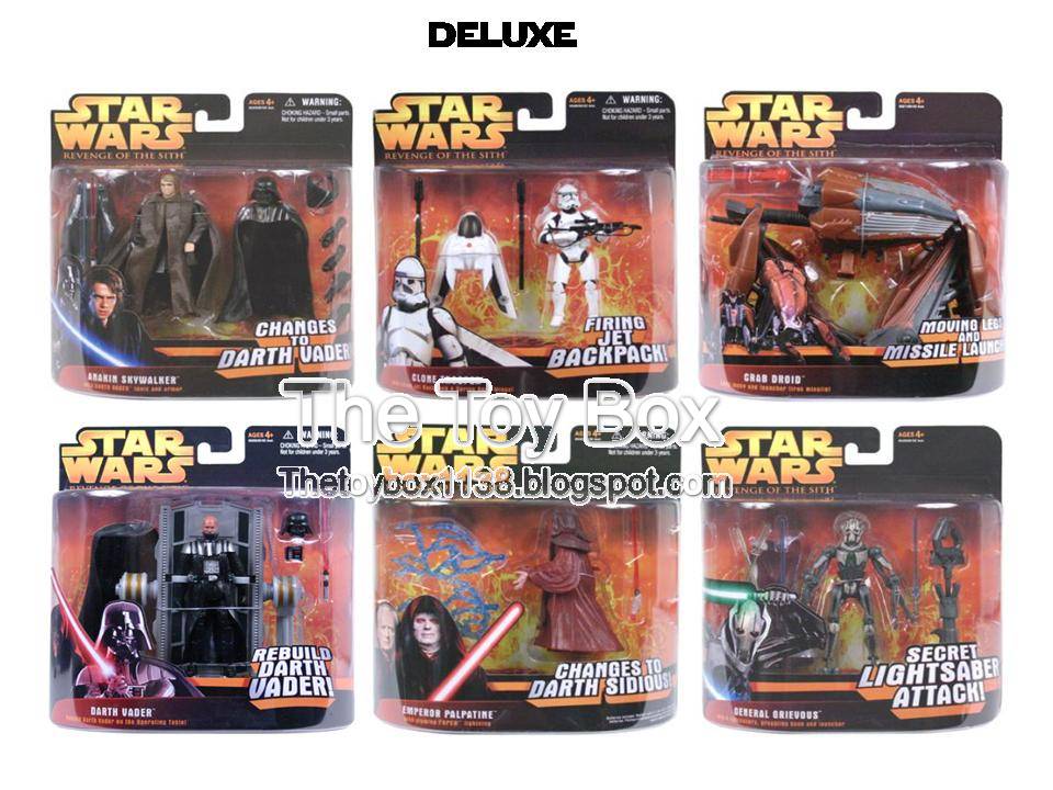 revenge of the sith toys