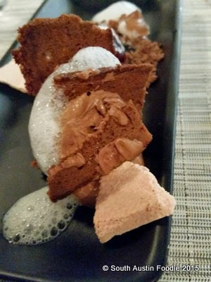Prelog's dessert -- Schwarzwald -- chocolate mousse, cherry sorbet