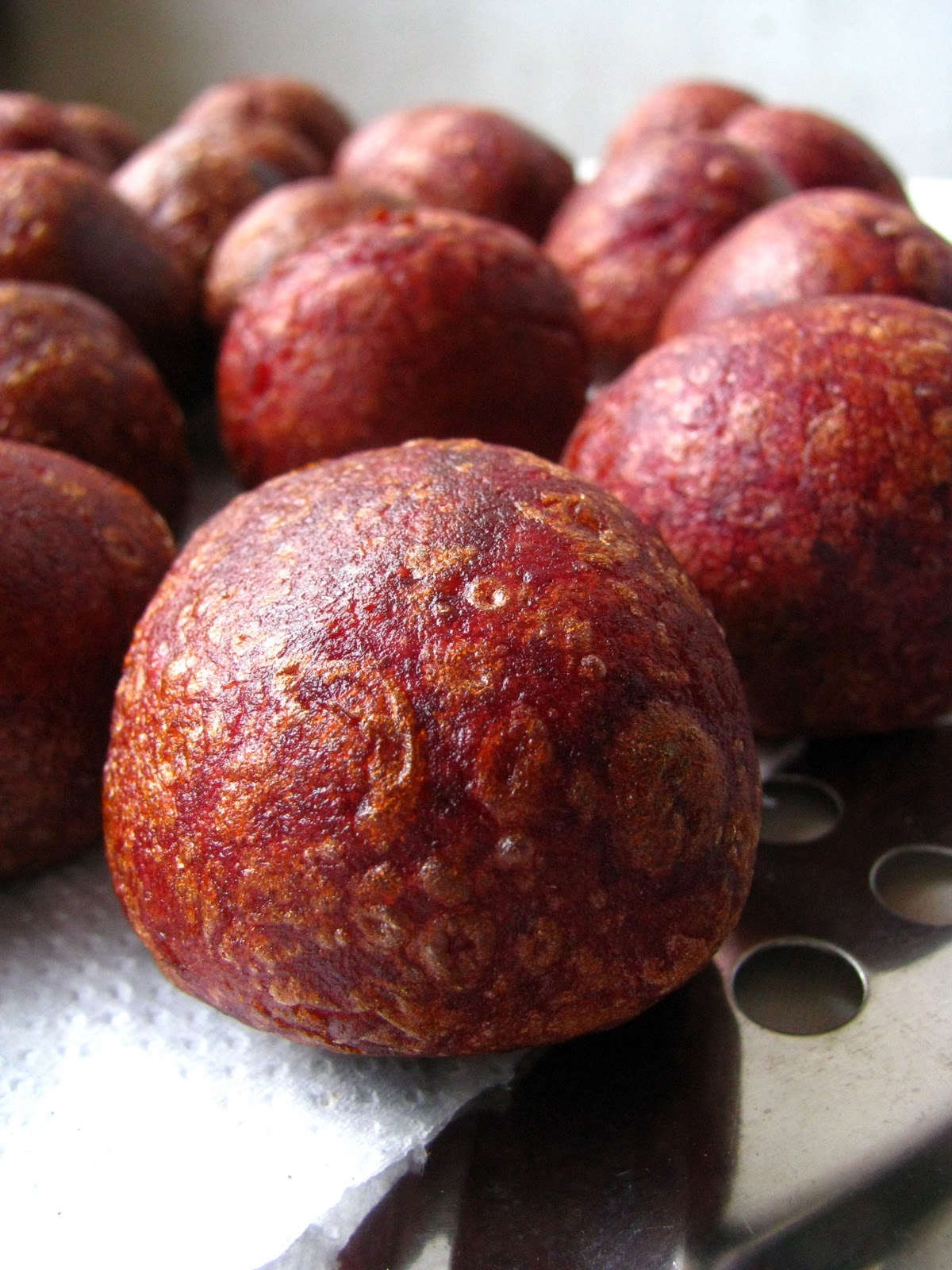 Deep Fried Purple Sweet Potato Balls