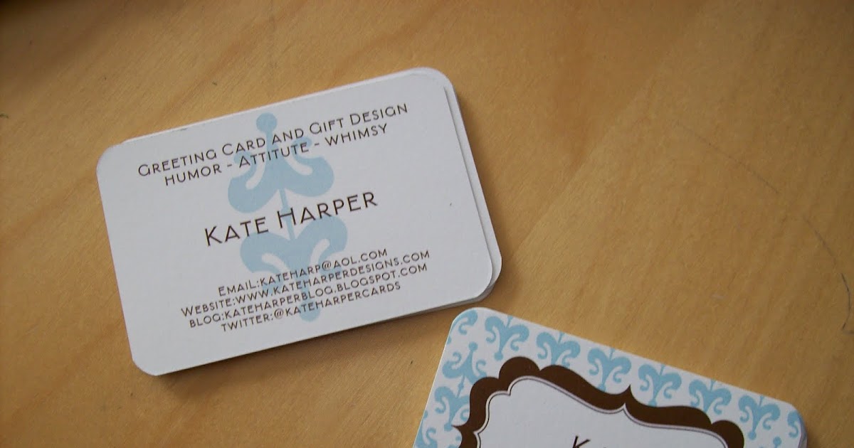 Kate Harper Blog Calling Cards vs. Business Cards