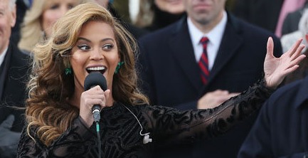 Beyonce sings!