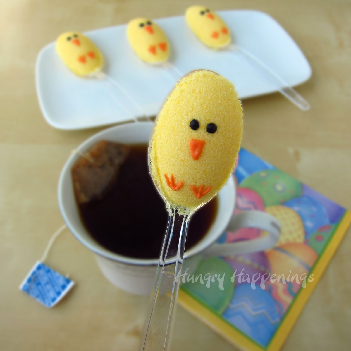 Easter Chick Sugar Spoons Hungry Happenings Easter Recipes