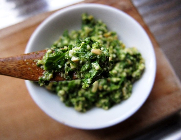 the indolent cook vegan cashew wasabi leaf pesto