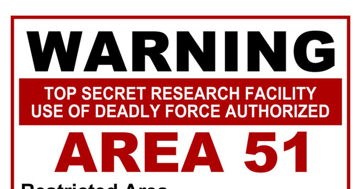 Actor danny trejo piggybacks on ‘storm area 51’ raid as alien hunt tops One Postcard a Day: Area 51 Warning Sign