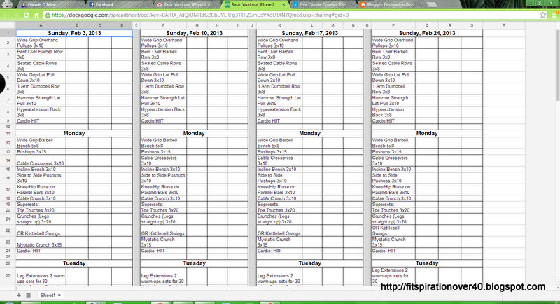 Fitspiration Over 40 Week 3 Check In Results Workout