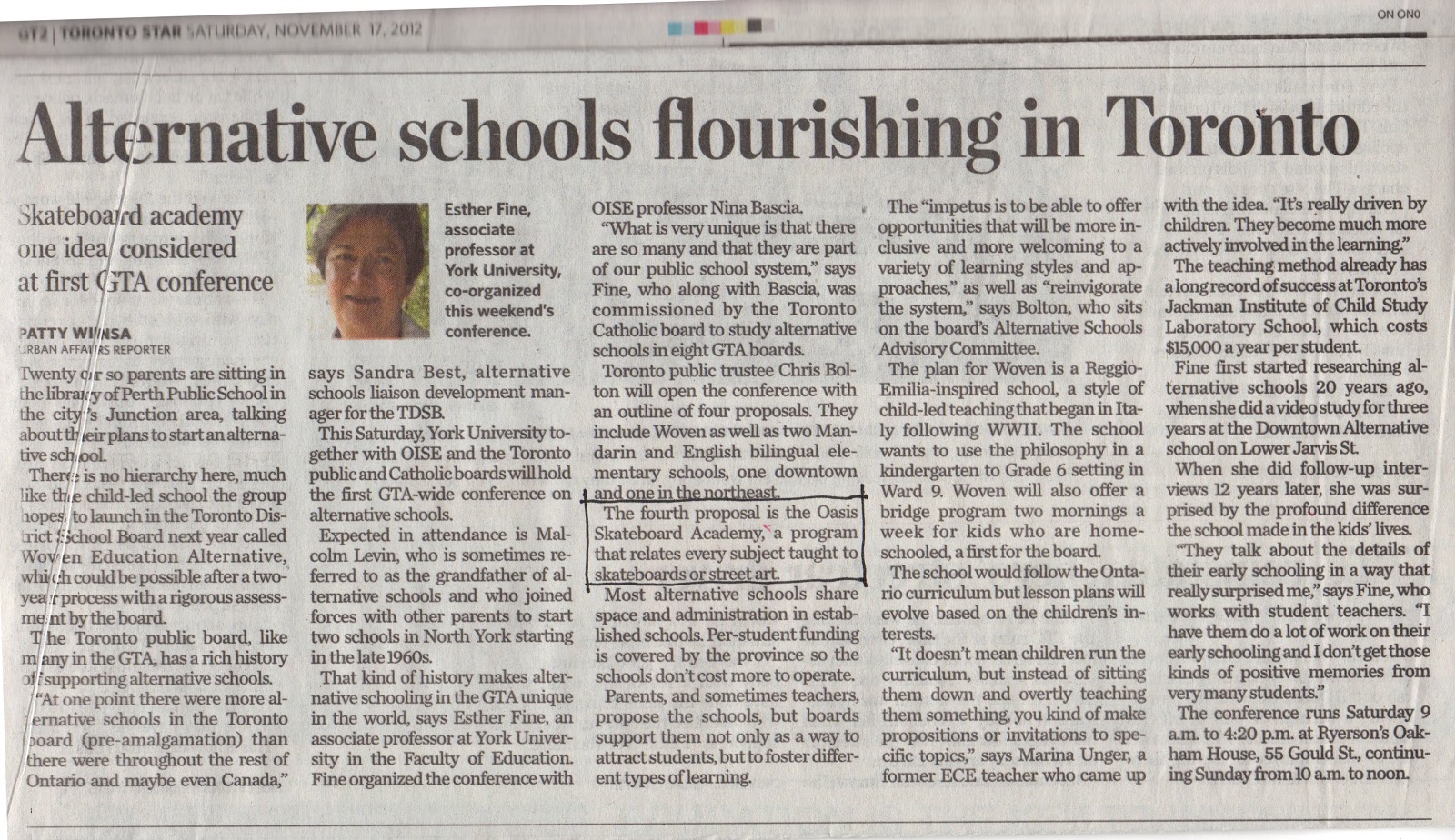 OASIS SKATEBOARD FACTORY OSF Students spend their Saturday promoting